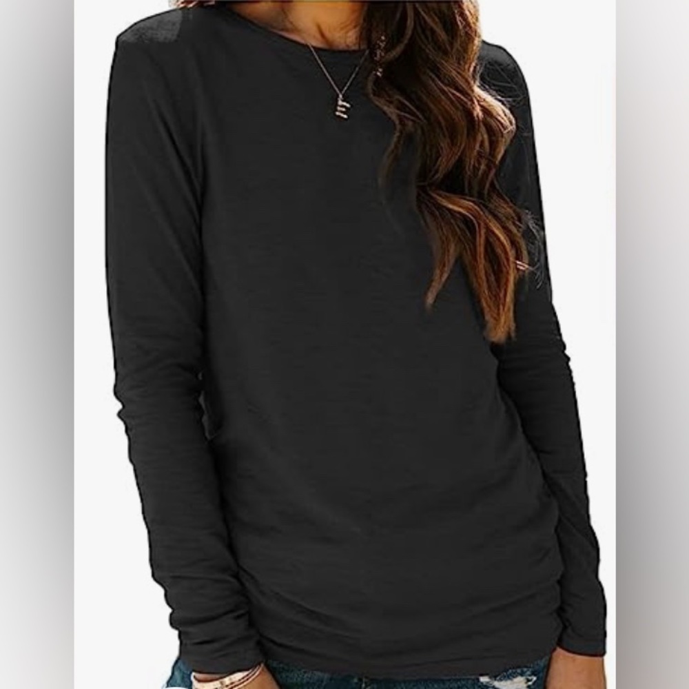 black long sleeve shirt